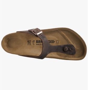 BRAND NEW Birkenstock Gizeh Brown Leather Sandals Women's Sz 10